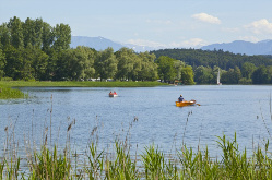 Blick auf den Waginger See